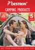 camping products NL Camping Catalogus 2017/2018 FR Catalogue Camping 2017/2018 CAMPING
