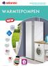 WARMTEPOMPEN 2 JAAR STUKS RESIDENTIELE OPLOSSINGEN NIEUWBOUW & RENOVATIE. Verwarmen en koelen. Service support COP>4 SPF>4 1 JAAR I E G A R A N T