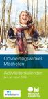 Opvoedingswinkel Mechelen Activiteitenkalender