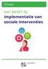 implementatie van sociale interventies