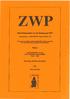 Mededelingenblad van de Studiegroep ZWP
