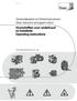 Tandwielkasten en Motorreductoren Gear reducers and gearmotors Voorschriften voor onderhoud en installatie Operating instructions