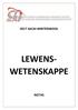 2017 SACAI-WINTERSKOOL LEWENS- WETENSKAPPE NOTAS