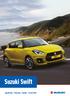 Suzuki Swift Specificaties Uitrusting Prijslijst 16 april 2018