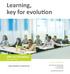 Learning, key for evolution