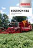 TECTRON rijige aardappelrooimachine met bunker