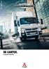 FUSO A Daimler Group Brand. De Canter. Uw partner in elke sector.