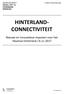 HINTERLAND- CONNECTIVITEIT
