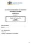 GAUTENGSE DEPARTEMENT VAN ONDERWYS PROVINSIALE EKSAMEN JUNIE 2016 GRAAD