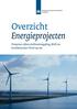 Overzicht Energieprojecten Projecten rijkscoördinatieregeling (RCR) en kavelbesluiten Wind op zee