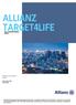 ALLIANZ TARGET4LIFE. Reglement van de Interne Fondsen TAK 23 LEVENSVERZEKERINGS- PRODUCT VERSIE MAART 2018 TARIFF USL9S