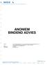 ANONIEM BINDEND ADVIES