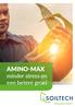 AMINO-MAX. minder stress en een betere groei