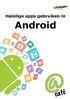 Handige apps gebruiken in. Android