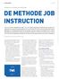 DE METHODE JOB INSTRUCTION