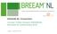 BREEAM-NL Consultatie Concept Credits Transport BREEAM-NL Renovatie en (her)inrichting Versie 1, januari 2018