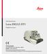 Leica RM2125 RTS. Rotatiemicrotoom. Gebruiksaanwijzing