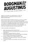 Algemene Voorwaarden voor opdrachtgevers en talent van Borgman&Augustinus Casting Directors, hierna te noemen BORGMAN&AUGUSTINUS;