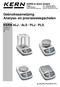 Gebruiksaanwijzing Analyse- en precisieweegschalen