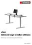 e-desk Elektrisch in hoogte verstelbare tafelframes Montage en bedieningshandleiding
