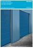 Productdatablad Sectionale overheadpoort ASSA ABLOY OH1082P. ASSA ABLOY Entrance Systems