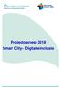 Projectoproep 2018 Smart City - Digitale inclusie