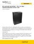 8U verticale serverkast - 76,2 cm diep - wandmonteerbare server rack