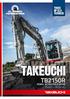 THUIS OP ELK TERREIN TAKEUCHI TAKEUCHI TB2150R MONO- & TWO PIECE BOOM KG