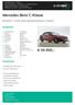 Mercedes-Benz C-Klasse ,- Specificaties. Omschrijving. 200 Cabrio Aut. -/ ,- Korting. AMG, Keyless-Go, Burmester, Led, Distronic