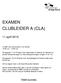 EXAMEN CLUBLEIDER A (CLA)