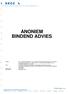 ANONIEM BINDEND ADVIES