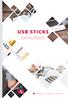 USB STICKS CATALOGUS. design produce deliver