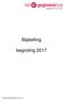 Bijstelling. begroting Bijstelling begroting 2017, versie 0.3