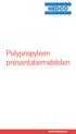 Polypropyleen presentatiemiddelen. Nedco Display b.v.