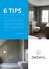 6 TIPS. voor een geslaagde badkamerrenovatie! Het ZeDreno Team