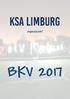 organiseert BKV 2017