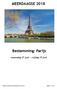 MEERDAAGSE Bestemming: Parijs