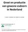 Groei en productie van gewone esdoorn in Nederland