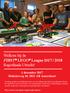 Welkom bij de FIRST LEGO League 2017 / 2018 Regiofinale Utrecht! 1 december 2017 Disketteweg 10, 3821 AR Amersfoort