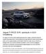 Jaguar F-PACE SVR: sportauto in SUVverpakking