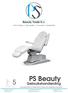 PS Beauty Gebruikshandleiding. Dutch Design High Quality Innovative Sustainable. manufacturer of treatment chairs and wellness couches.