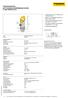 Temperatuurdetectie met 2 transistorschakeluitgangen pnp/npn TS-500-2UPN8X-H1141