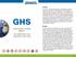 GHS. Globally Harmonized System. of classification and labeling of chemicals