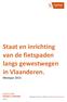 Staat en inrichting van de fietspaden langs gewestwegen in Vlaanderen. Meetjaar Versie 2.0