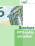 Brochure PPS-saldo omzetten