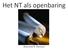 Het NT als openbaring. Raymond R. Hausoul