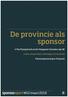 De provincie als sponsor