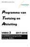 Programma van Toetsing en Afsluiting