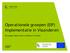Operationele groepen (EIP) Implementatie in Vlaanderen. Els Lapage, Departement Landbouw en Visserij