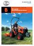 KUBOTA DIESEL TRACTOR. B1-serie